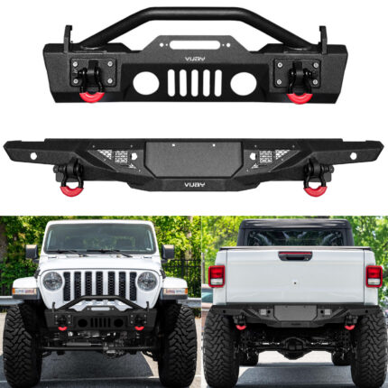 Vijay Front and Rear Bumper Fits 2020-2026 Jeep Gladiator JT