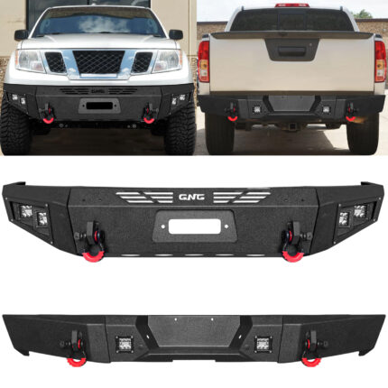 GNG Front and Rear Bumper Fits 2005-2021 Nissan Frontier