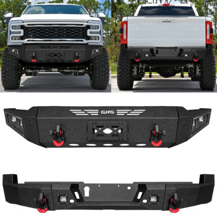 GNG Front and Rear Bumper Fits 2023-2026 Ford F250 F350 F450 Super Duty