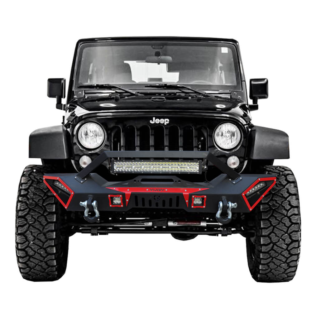 Vijay Front and Rear Bumper Fits 2007-2018 Jeep Wrangler JK/JKU