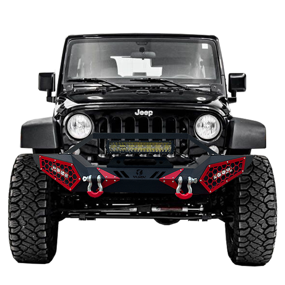 Vijay Front and Rear Bumper Fits 2007-2018 Jeep Wrangler JK/JKU