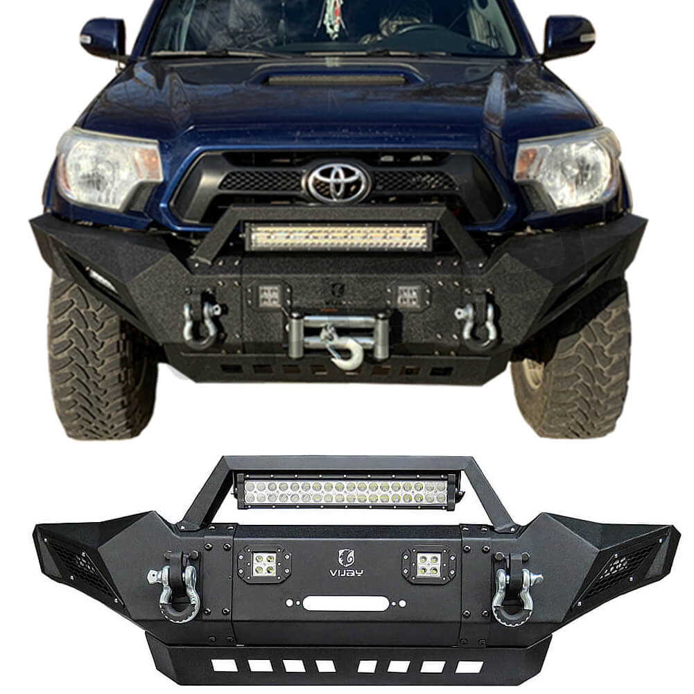 Vijay Front Bumper Fits 2005-2015 Toyota Tacoma