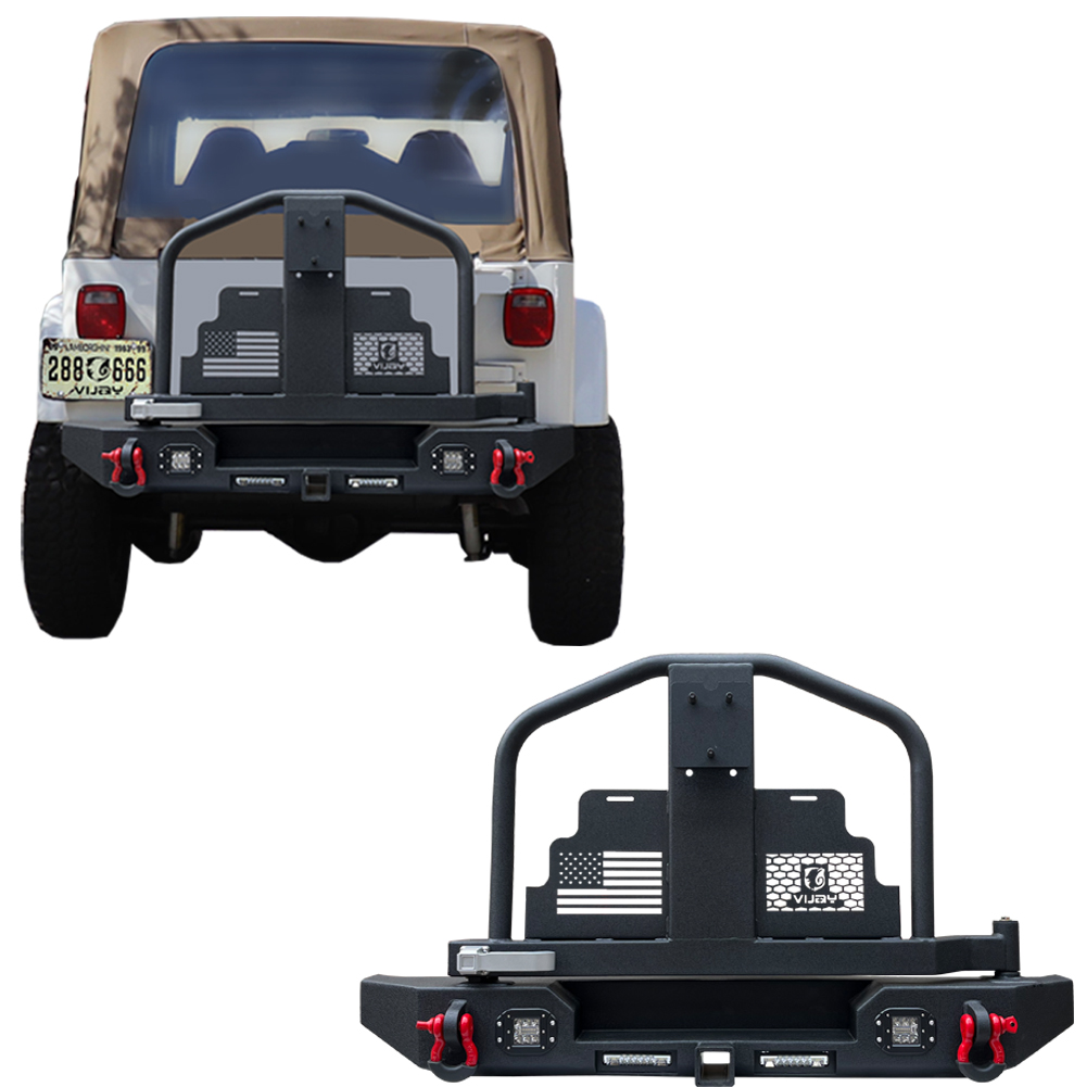 Vijay Rear Bumper Fits 1997-2006 Wrangler TJ