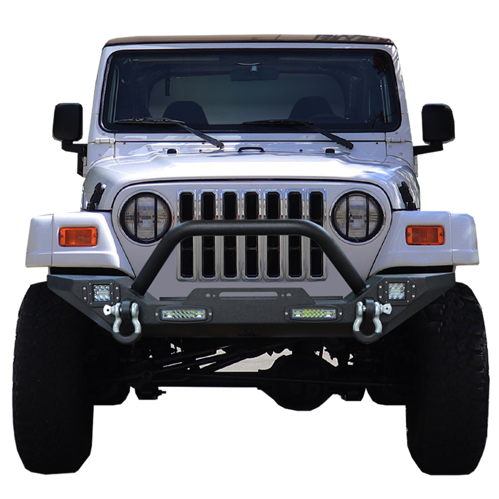 Vijay Front and Rear Bumper Fits 1997-2006 Wrangler TJ