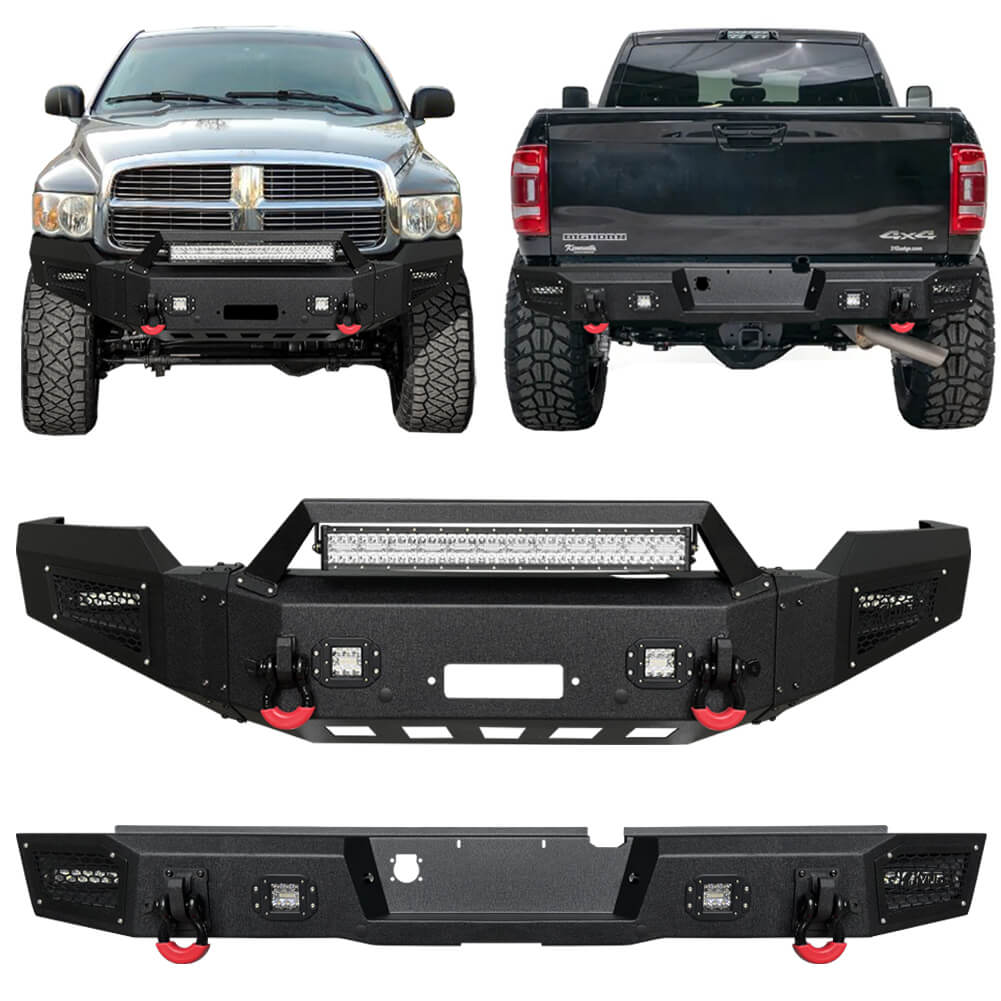 Vijay Front Bumper and Rear Bumper Fits 2003-2005 Dodge RAM 2500丨3500