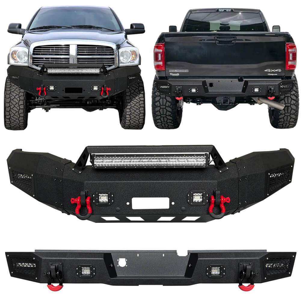 Vijay Front Bumper and Rear Bumper Fits 2006-2009 Dodge RAM 2500丨3500