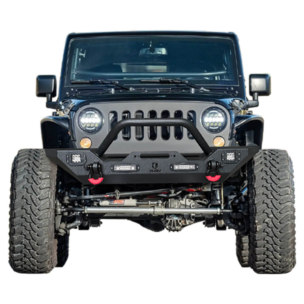 Vijay Front and Rear Bumper Fits 2007-2018 Jeep Wrangler JK/JKU