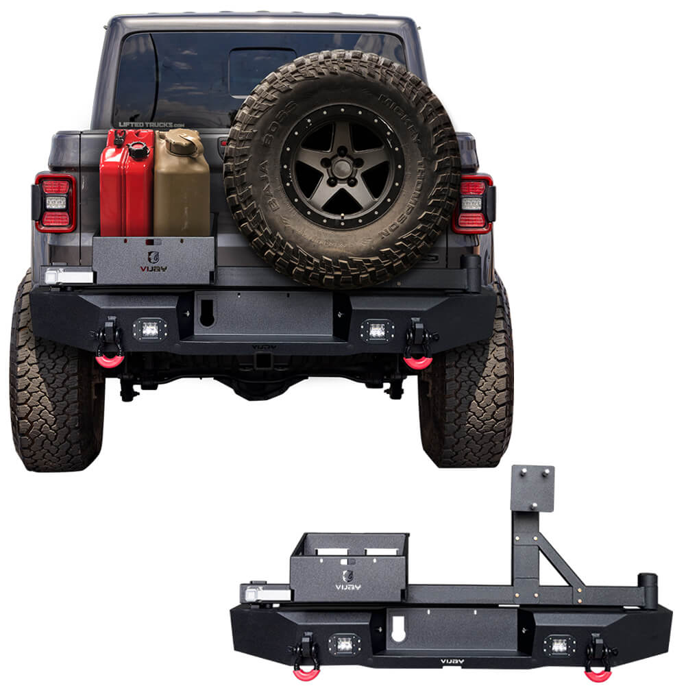 Vijay Rear Bumper Fits 2020-2024 Jeep Gladiator JT