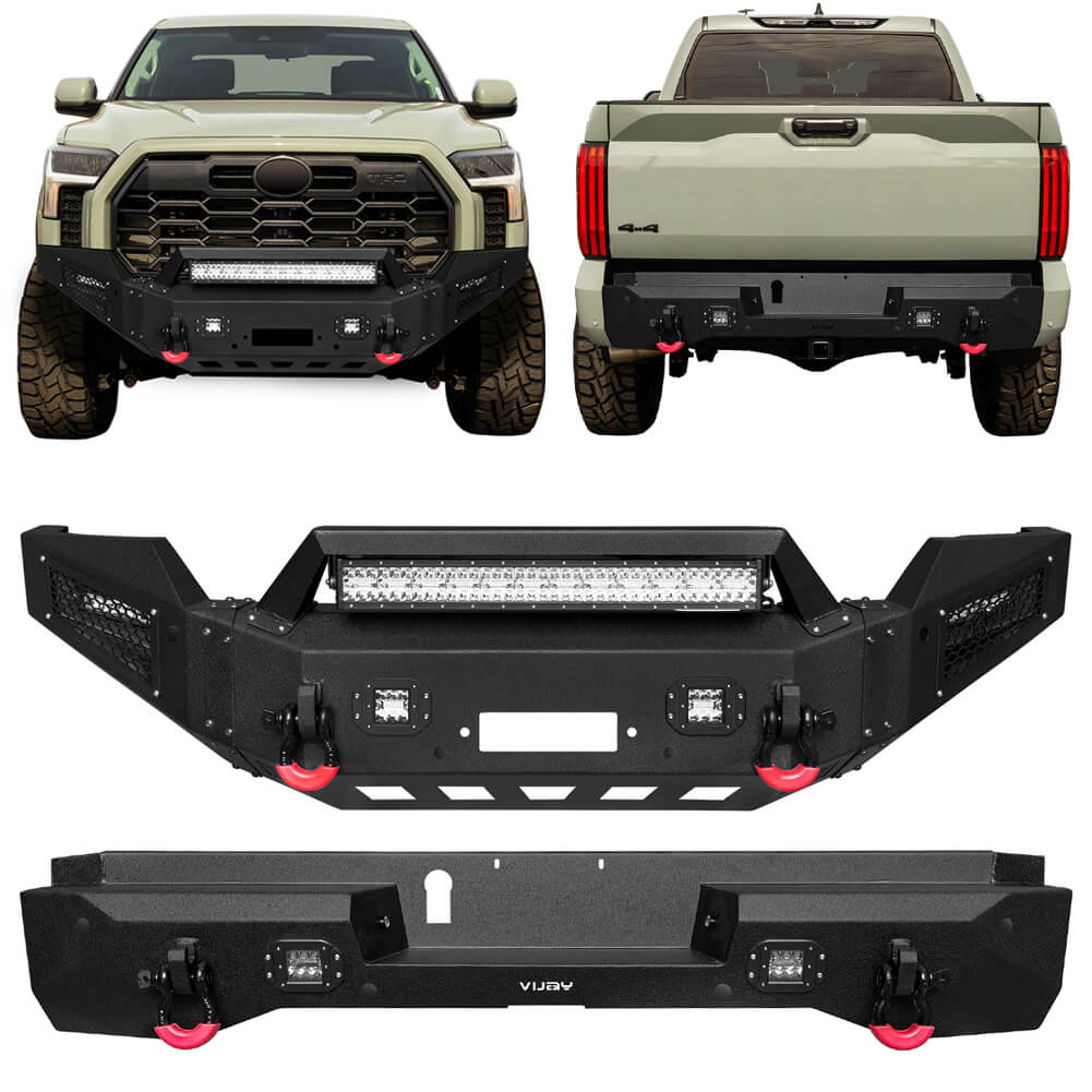 Vijay Front and Rear Bumper Fits 2022-2024 Toyota Tundra