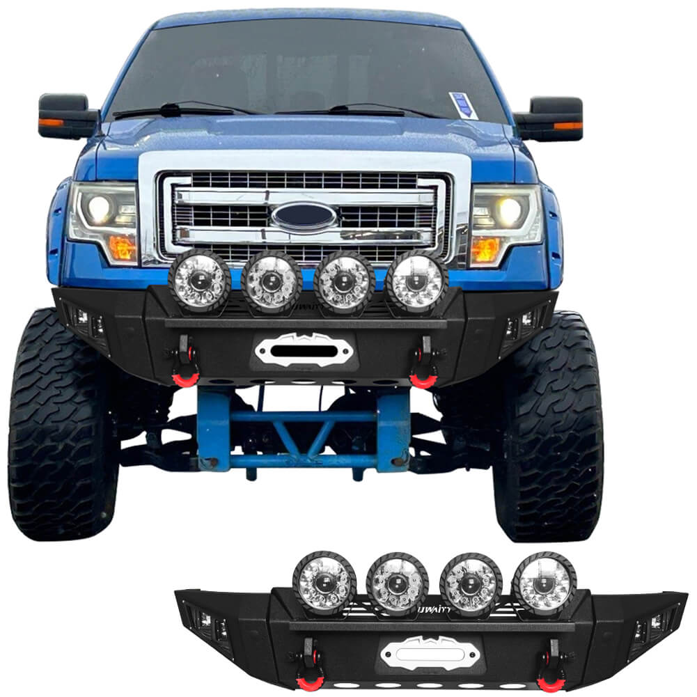 Vijay Front Bumper Fits 2009-2014 Ford F150(Excluding Raptor)