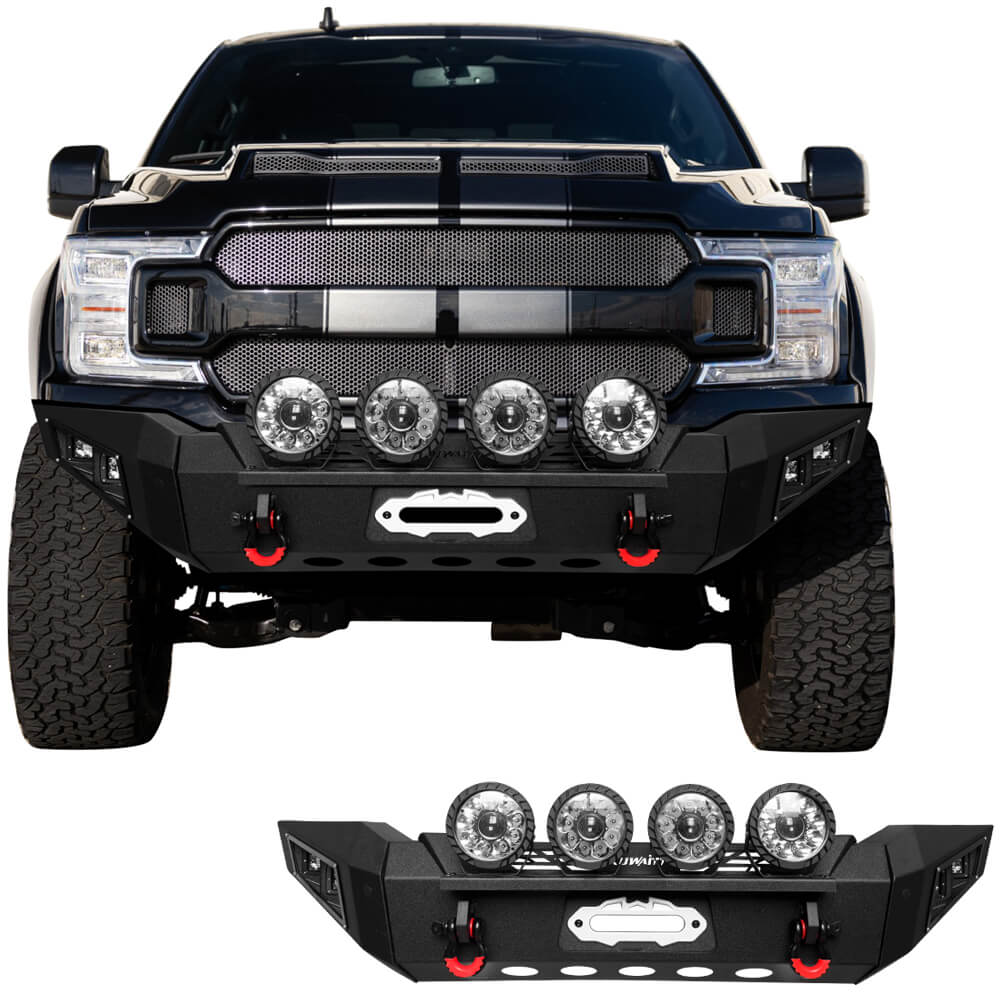 Vijay Front Bumper Fits 2018-2020 Ford F150(Excluding Raptor)