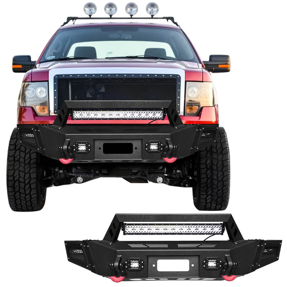 Vijay Front Bumper Fits 2009-2014 Ford F150(Excluding Raptor)