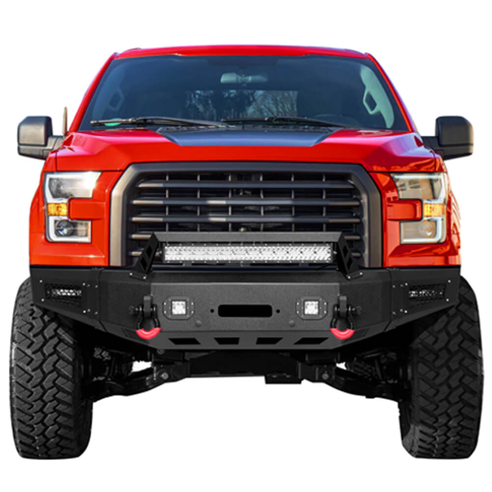 Vijay Front Bumper and Rear Bumper Fits 2015-2017 Ford F150(Excluding Raptor)