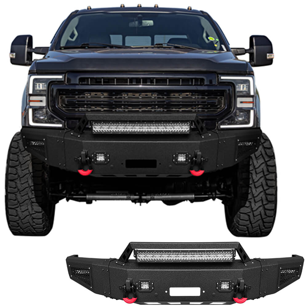 Vijay Front Bumper Fits 2017-2022 Ford F250 F350 F450 Super Duty