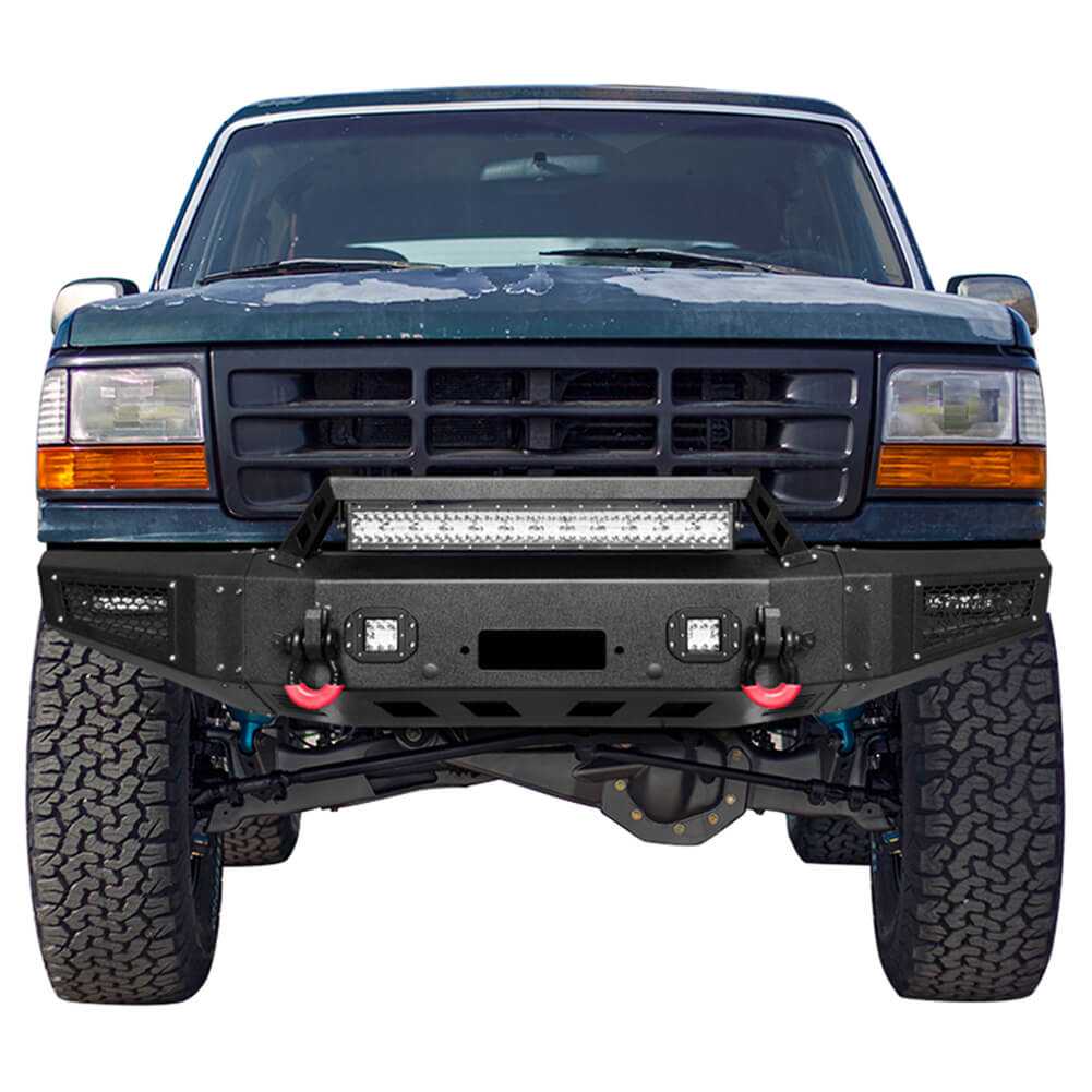 Vijay Front Bumper Fits 1992-1996 Ford F150 F250 F350 and Ford Bronco