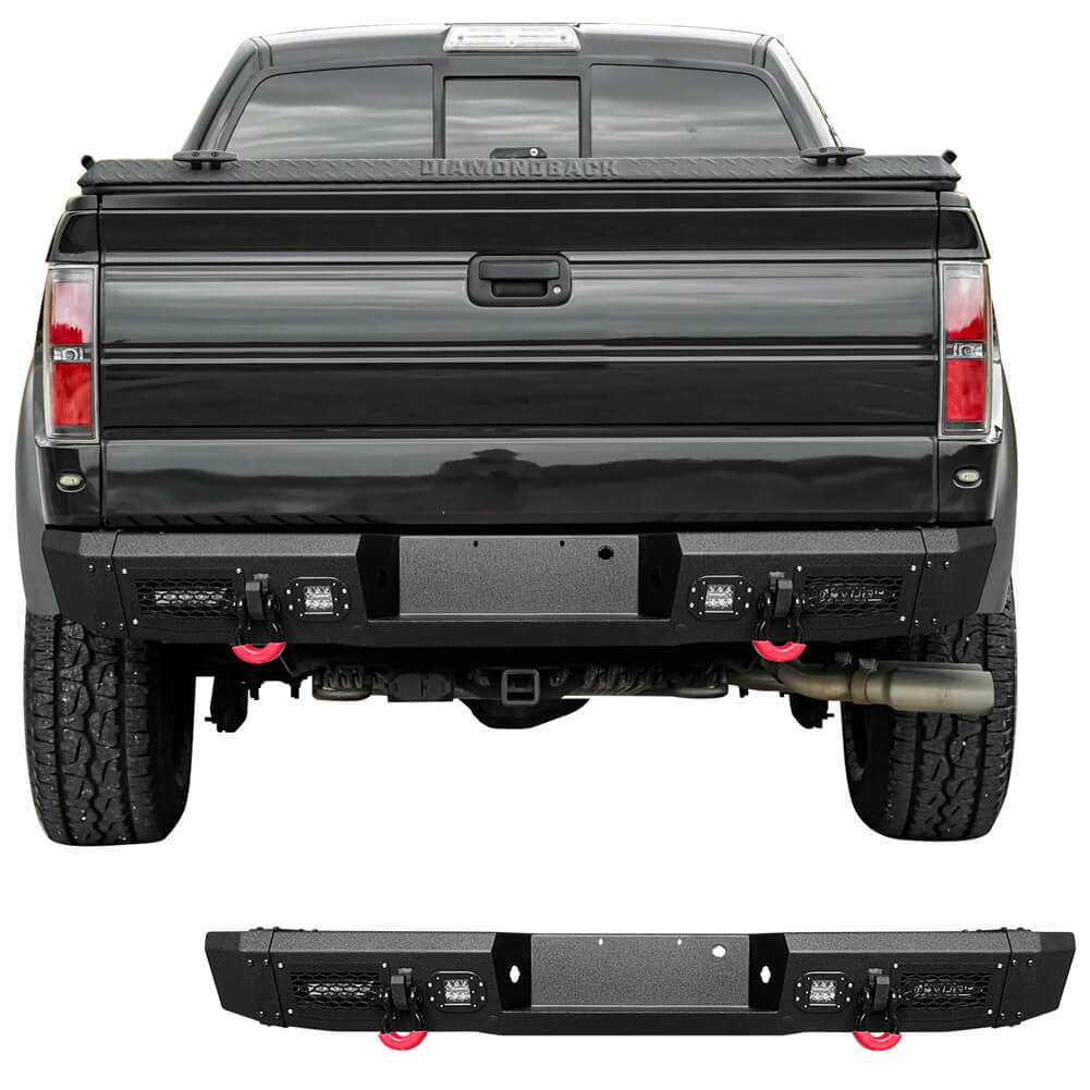 Vijay Rear Bumper Fits 2010-2014 Ford F150 Raptor SVT